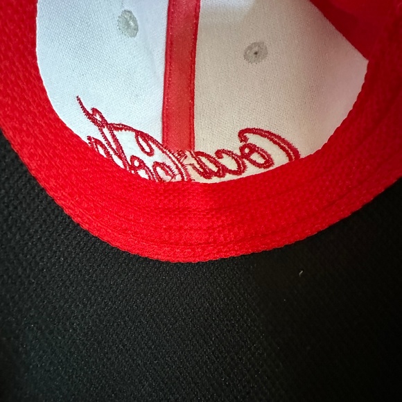 Coca-Cola Baseball Hat Cap Red White Gray - Picture 13 of 13